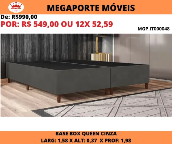 BASE BOX CASAL QUEEN
