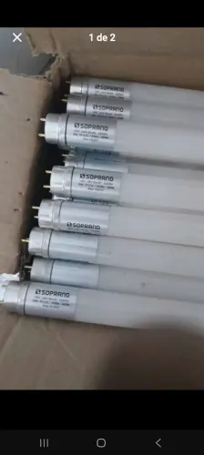 Lâmpada led T8 amarela 4000k