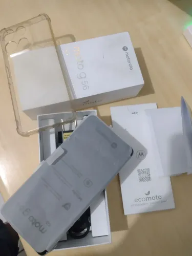 Celular moto g 56 novo na garantia 256 de memória 8 GB de ram funcionando perfeitamente