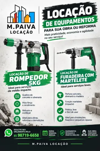 Locação de Rompedor 5kg