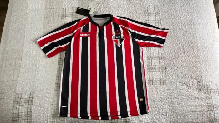 Camisa São Paulo 2010 Reebok N10 Tricolor M Com Etiqueta Original Nova