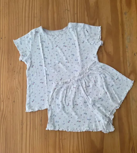 zara pijama infantil 8/9 anos