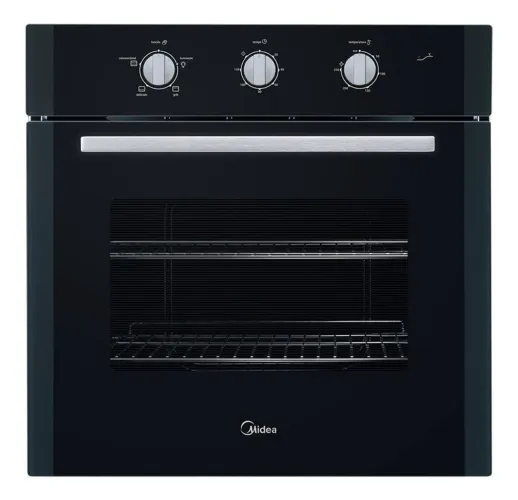 Forno de embutir elétrico Midea TSA82 80L preto