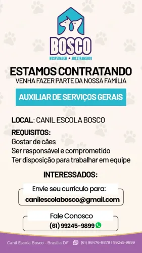 Estamos contratando.
