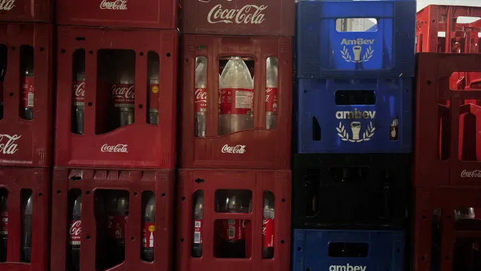 Engradados de refrigerante