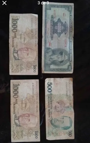 cedulas antigas para colecionadores 