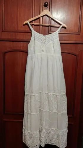 Vestido Longo Lese Blanco