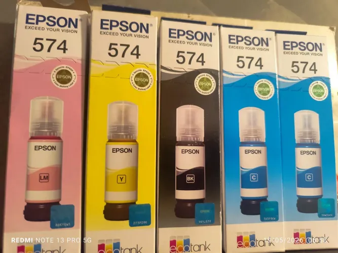 Refis de tinta originais Epson da série 574.