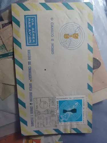 Postal comemorativos pelo tri na copa de 70