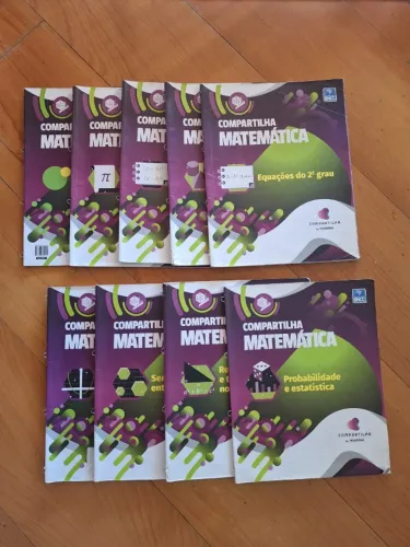 Compartilha Matemática 9 - Editora Moderna - Todos os módulos
