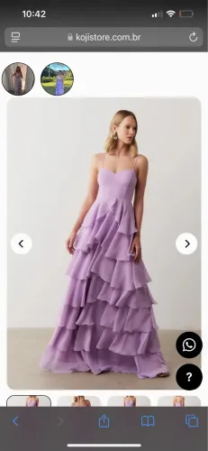 Vestido de festa longo