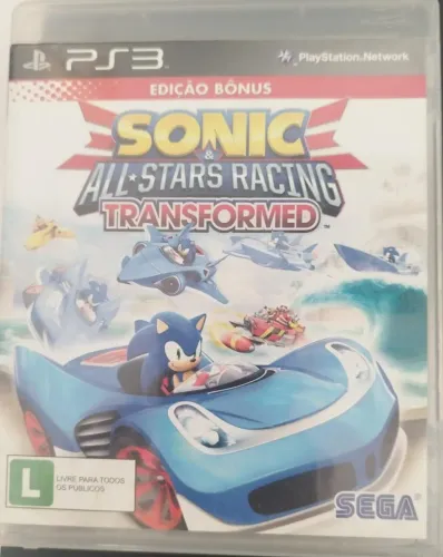 Sonic Sega All Stars Racing Ps3 Mídia Física