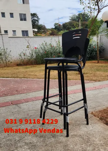 Frete Grátis! Banqueta Para Bancada Balcão Loja Lanchonete - Nova