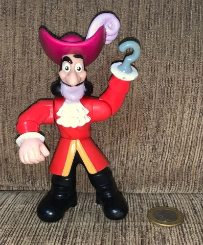 Capitão Gancho Hook Disney Mattel ótimo estado Ler Descrição