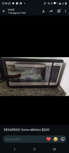 Forno elétrico usado