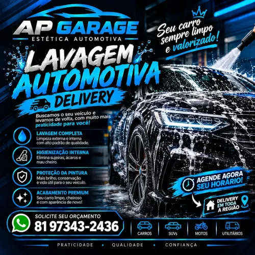 Lavagem Automotiva Delivery 