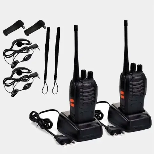 Kit 2 Rádios Ht Comunicador Walktalk Completo