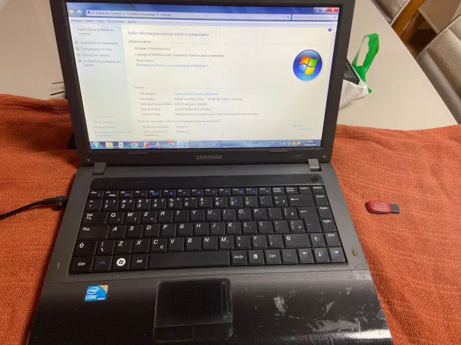 Notebook Samsung i3 4gb ram 