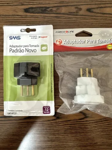 25 unidades - Adaptador De Tomada Para Padrão Novo