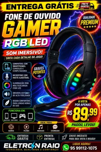 Fone GAMER 