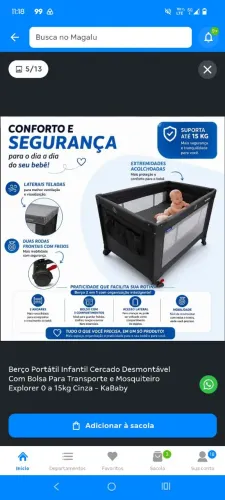 Berço chiqueirinho CTT *