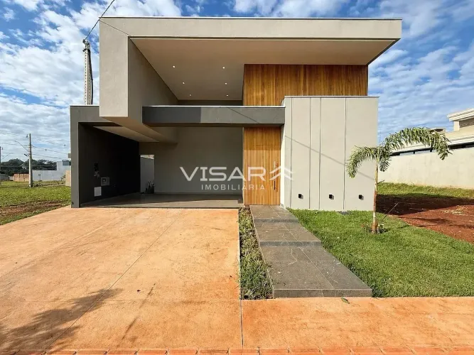 Casa térrea à venda - Condomínio fechado Vivere do Lago em Dourados/MS