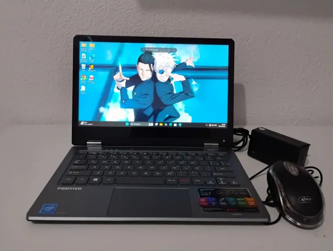 Notebook Positivo Duo Touch 4GB 128GB SSD Ideal para Estudos