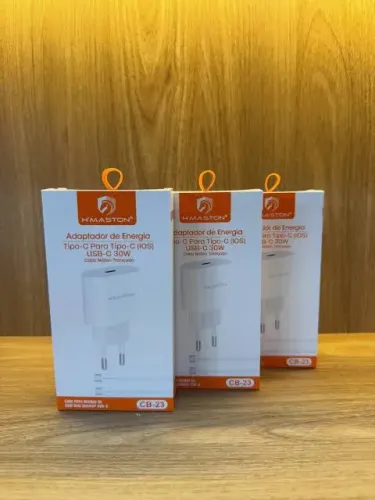 Carregador Celular 30W + Cabo USB-C 1 metro | Bivolt | Pronta entrega em Parauapebas