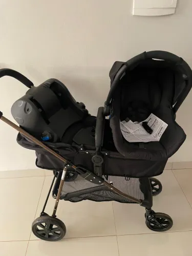 Carrinho Galzerano Completo + Bebê Conforto + Base | Pouquíssimo Usado