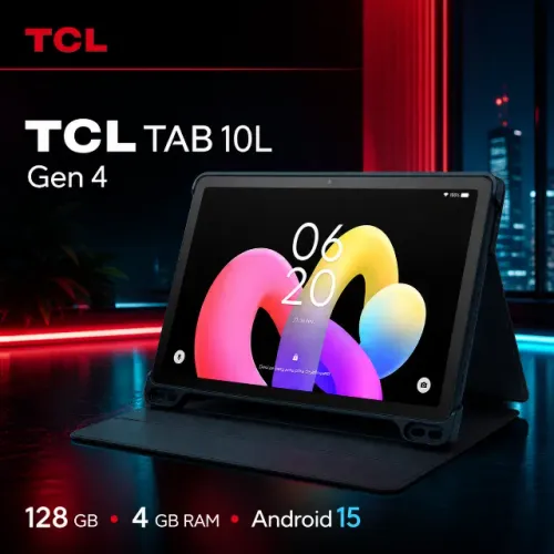 NOVO! TABLET TCL TAB 10L GEN 4 128GB 4GB RAM 10,1" ANDROID 15