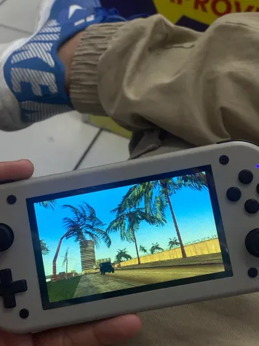 Console Portátil Retrô M7 4.3? HD 64GB Usado Perfeito + Caixa + Carregador