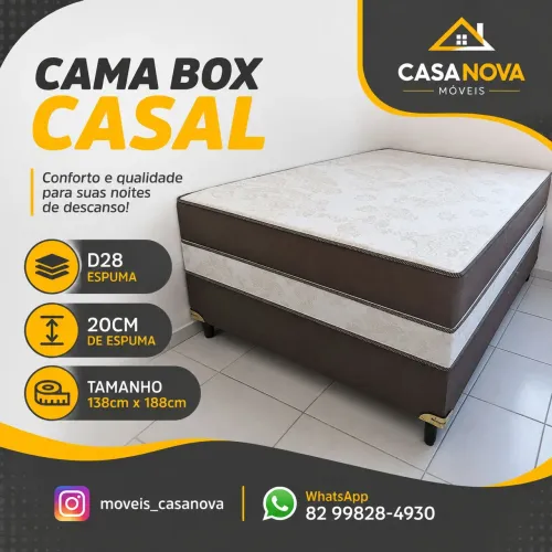 Cama Box Casal