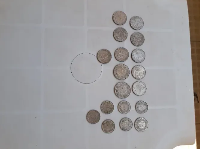 Moedas americanas e Franco 