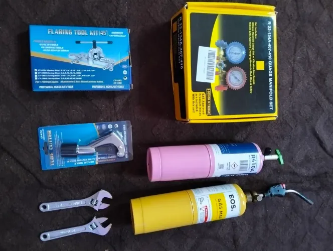 Kit de ferramentas pra ar-condicionado 