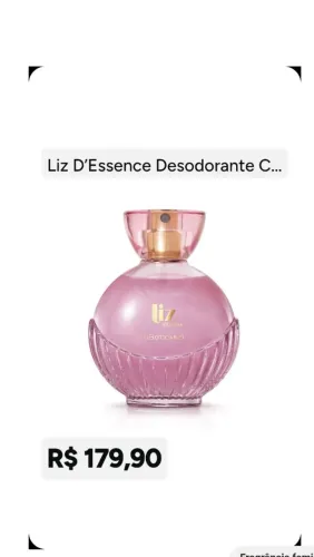 Colônia Liz D'Essence