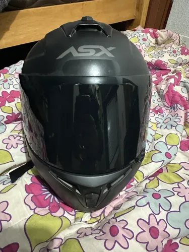 Capacete Asx Draken Solid Preto Fosco