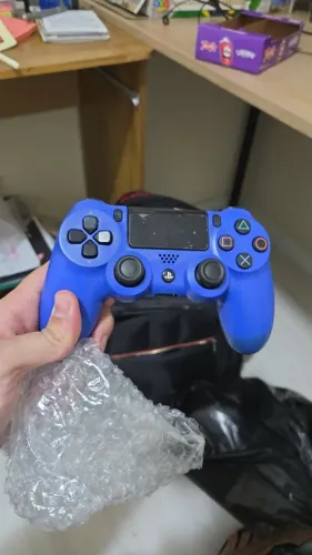 Controle PS4 azul