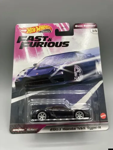 Honda NSX Type-R 2003 Preto #3/5 Hot Wheels Velozes e Furiosos Quick Shifters 2020