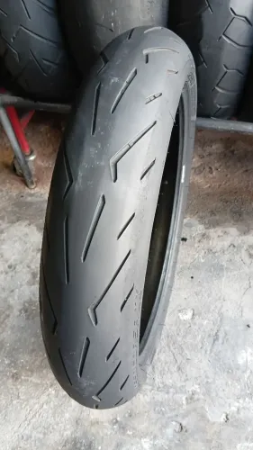 Pneu dianteiro p/ kawasaki zx10r, zx6,hornet, xj6, cb500x, mt09,bandido etc..