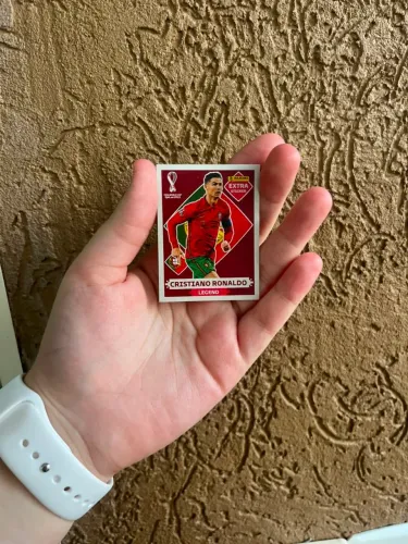 Figurinha Legend Copa do Mundo 2022 Panini- Cristiano Ronaldo Legend Base 