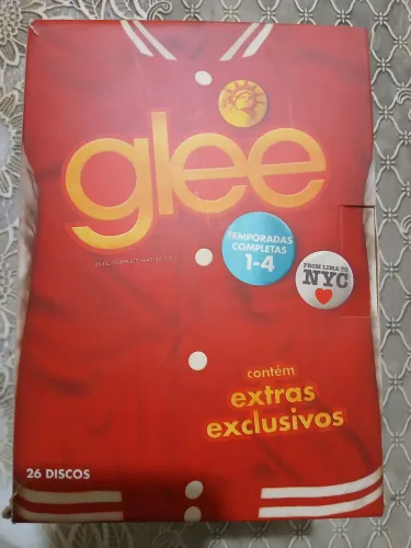 DVD Glee box com 26 discos originais