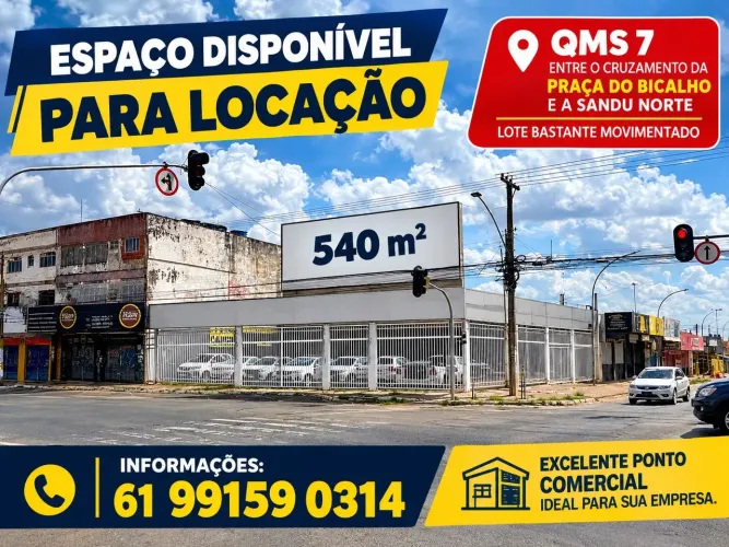 Lote comercial para locacao na Qne 7 taguatinga norte