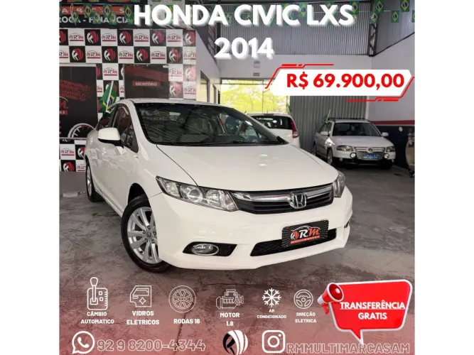 Honda Civic Sedan LXS 1.8/1.8 Flex 16V Aut. 4P 2014