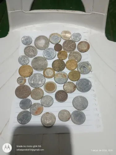 Lote De Peças Numismáticas Antigas Para Coleção