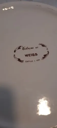 Torteira Travessa Torta De Cereja Cerâmica Weiss Coleção 57 - Perfeito Estado