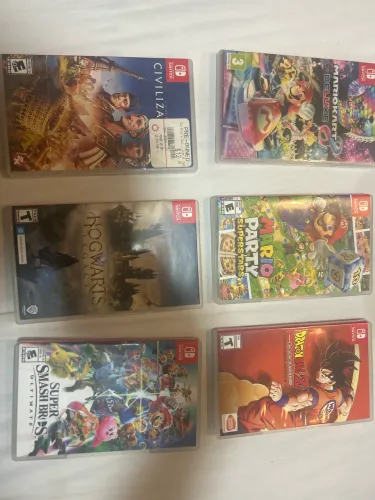 Jogos nintendo switch em conta. 