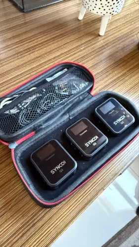 Microfone para câmeras Synco G2 lapela