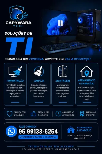 Formatação e limpeza com promoção