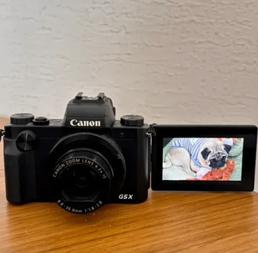 canon powershot g5 x + batería + carregador original + cartão 32gb