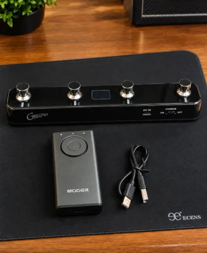 Mooer Prime P1 + Footswitch GTRS GWF4 | Multiefeitos Portátil com Footswitch Wireless